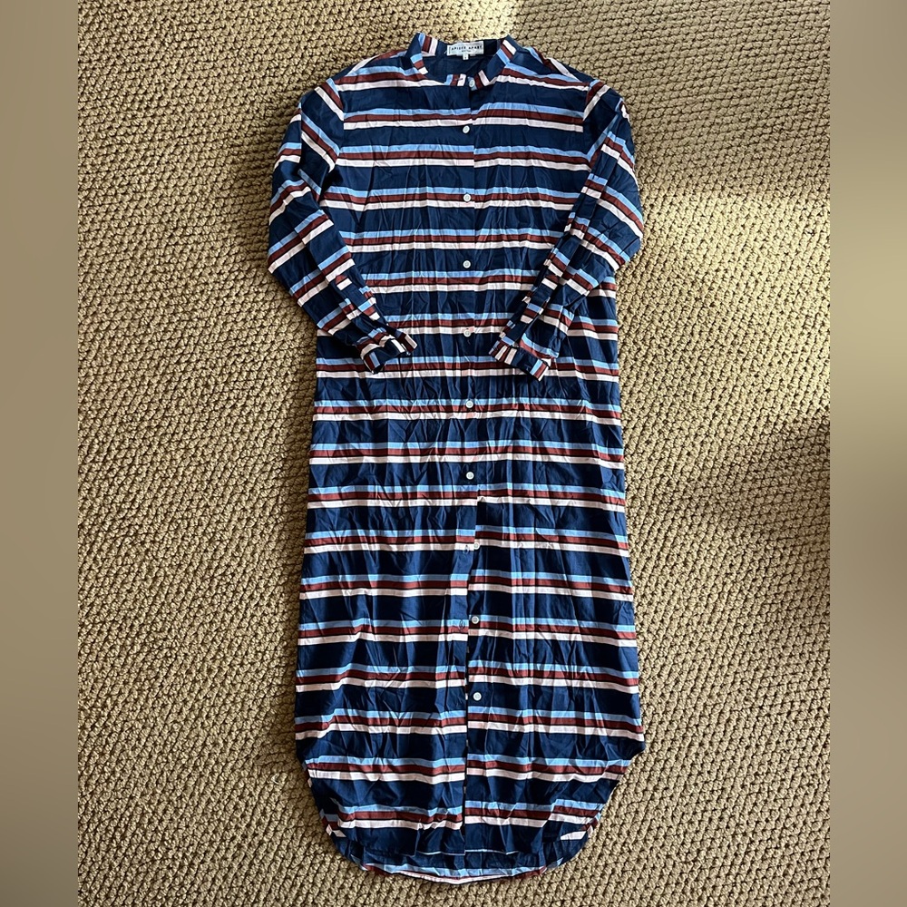 APIECE APART Button-down Midi Dress Sz 8